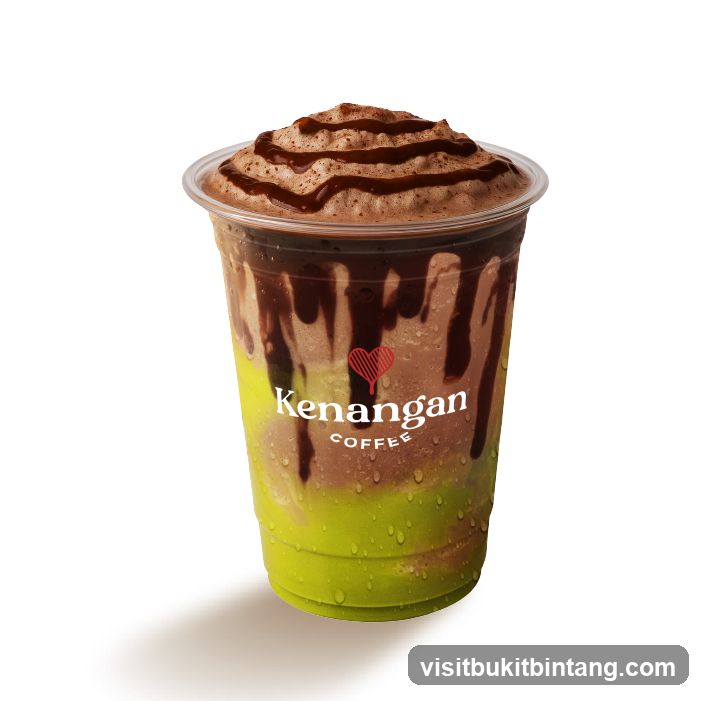 Chocolate and Avocado Frappe