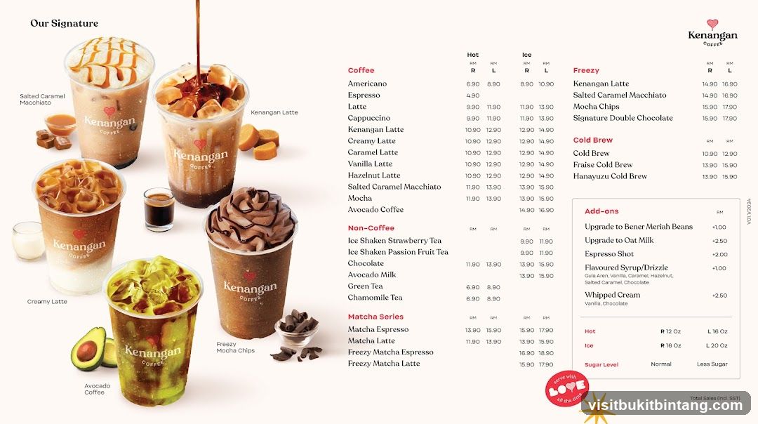 Kenangan Coffee Menu