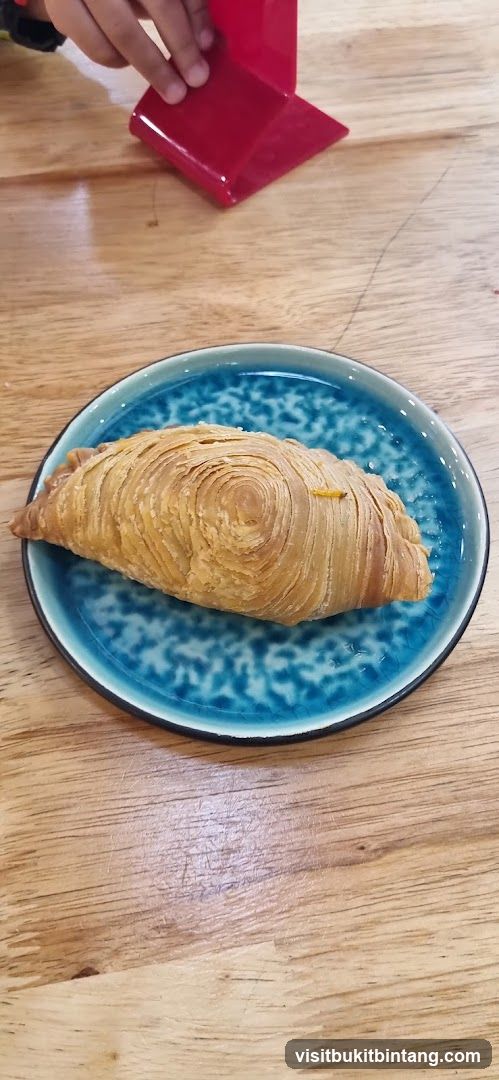 Curry Puff on Plate