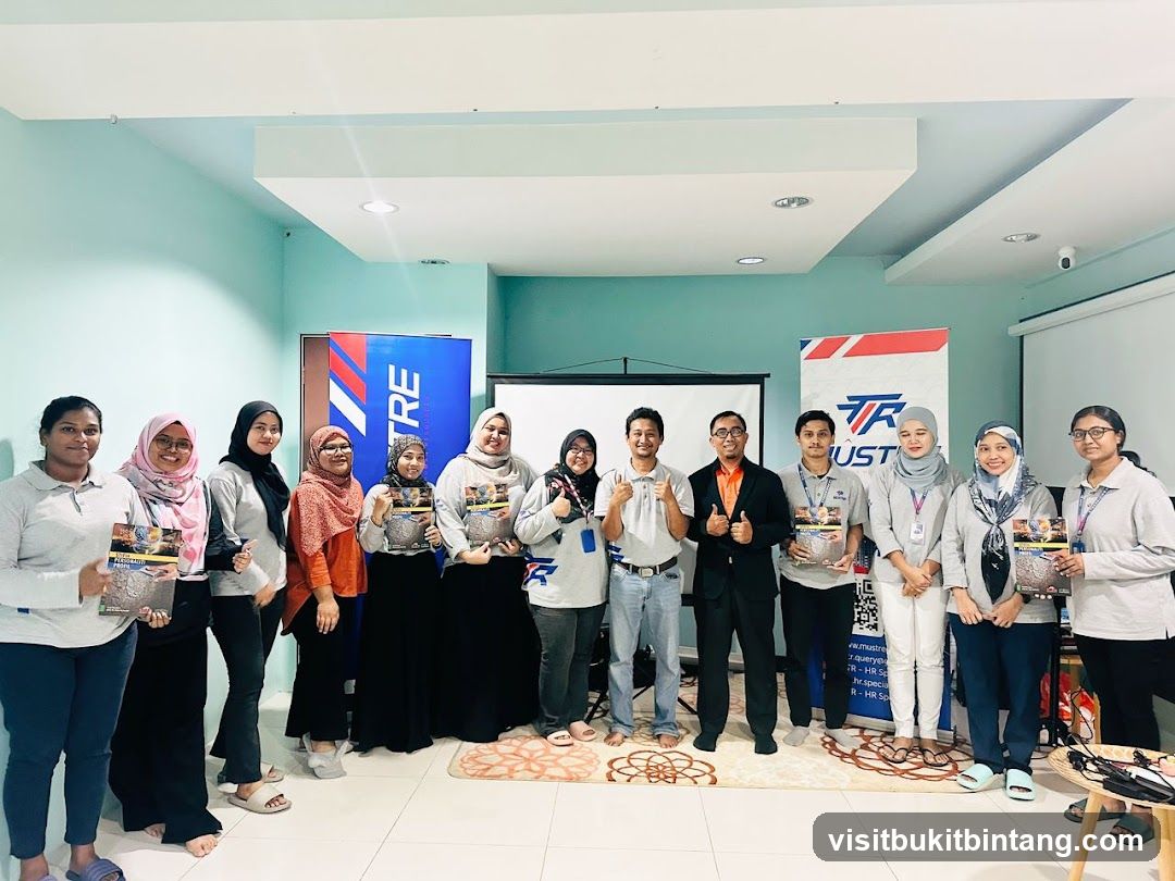 Group Photo with Company Banners