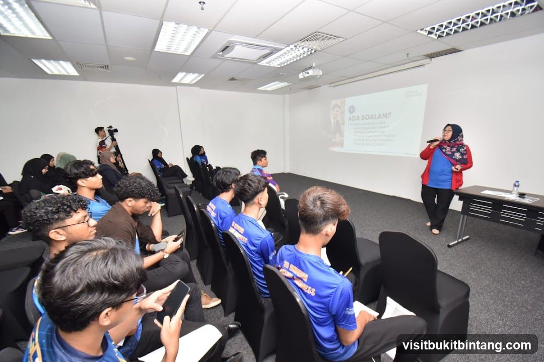 Presentation in a classroom