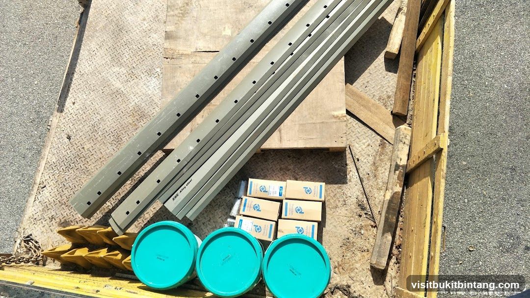 Industrial Parts on a Trailer