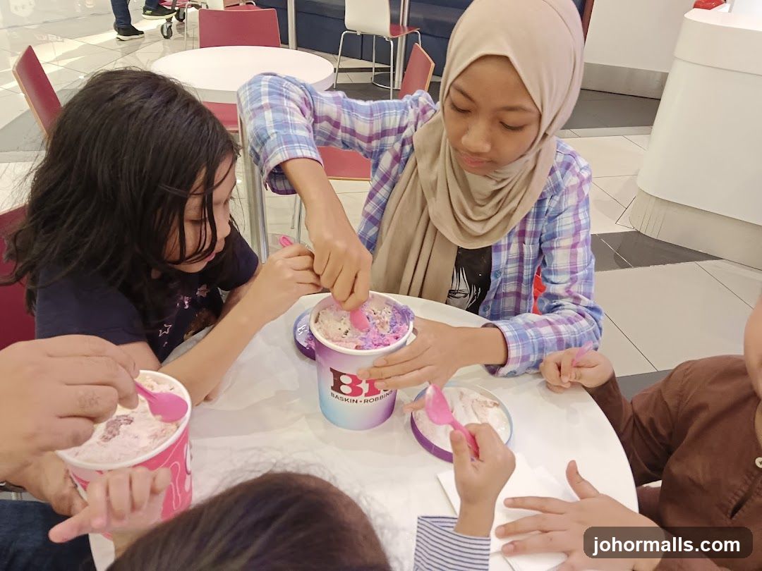 Children enjoying ice cream