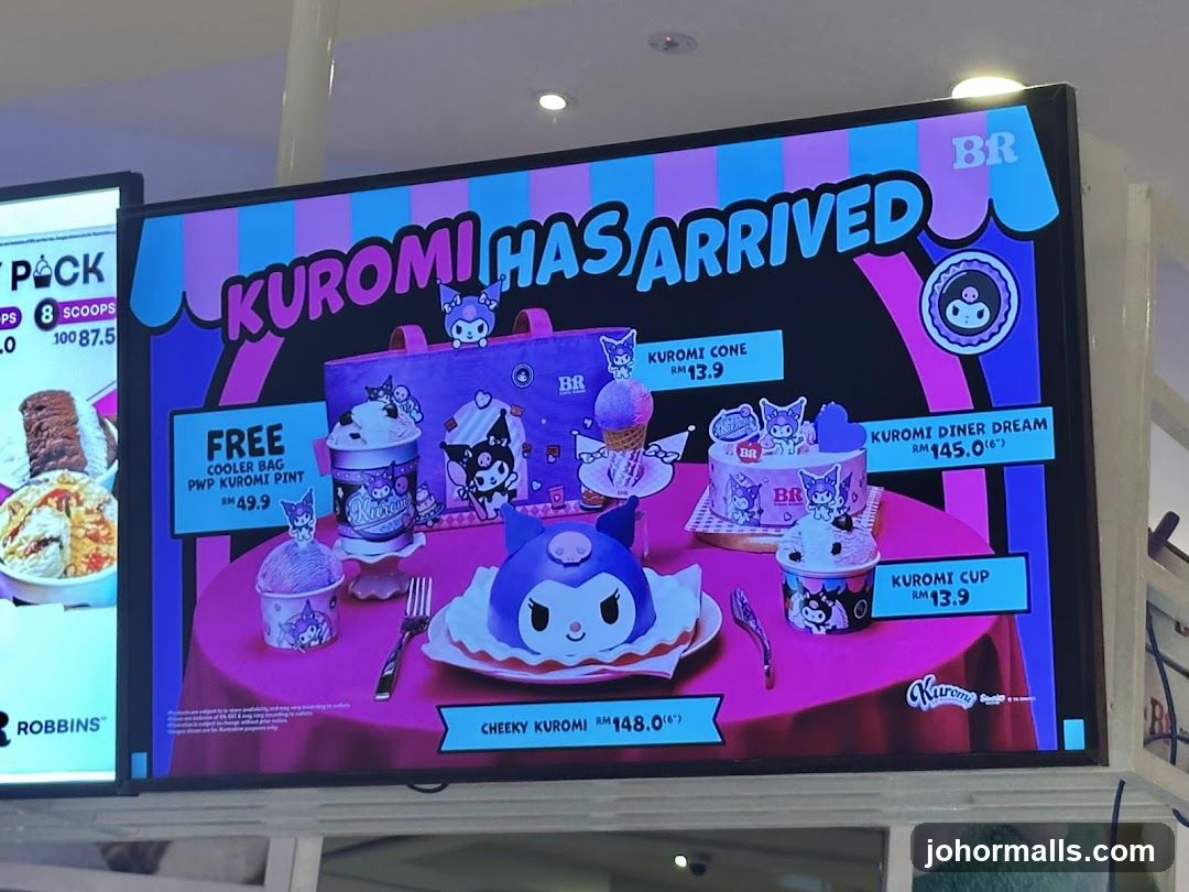Kuromi Ice Cream Promotion