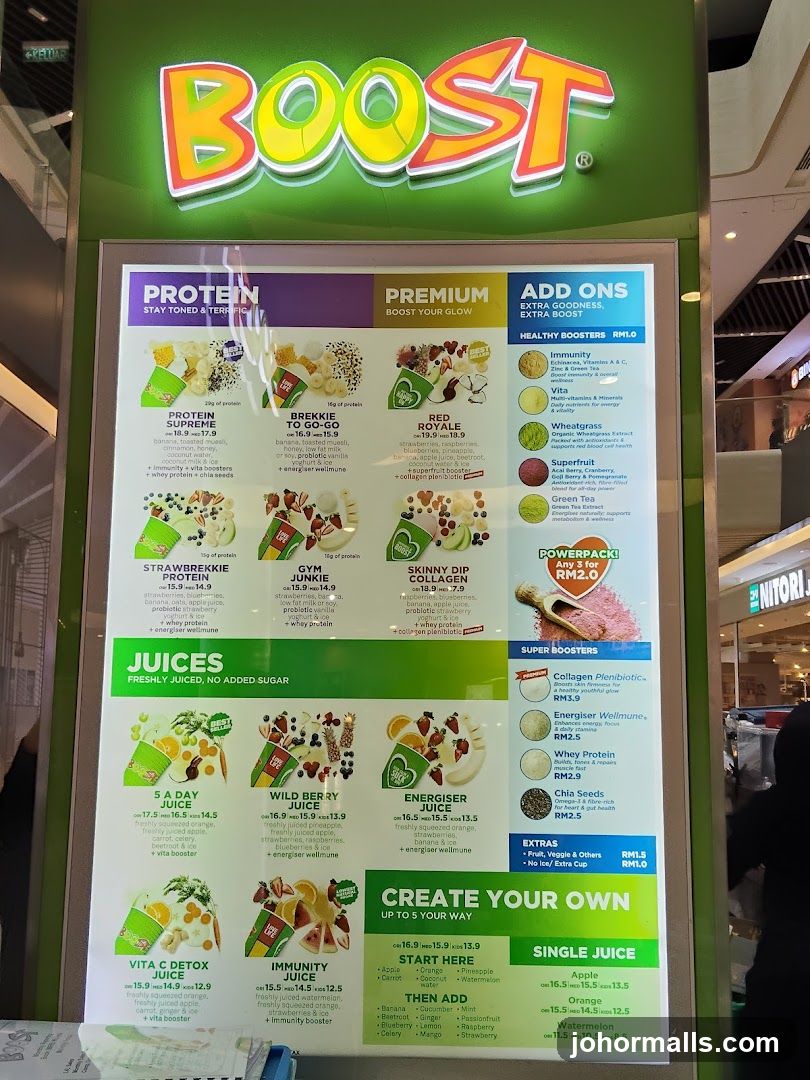 Boost Menu