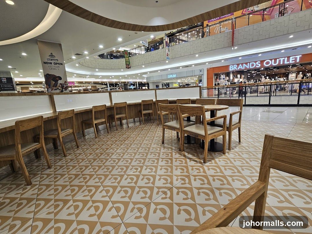 Mall Interior with Seating Area
