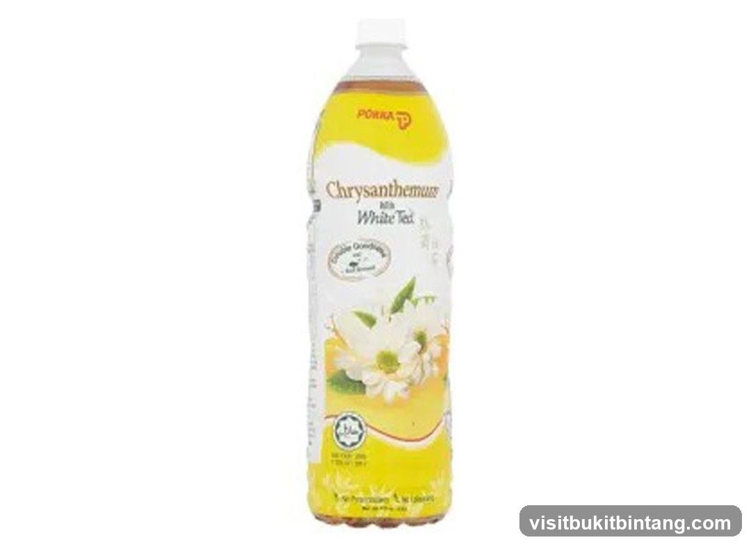 Pokka Chrysanthemum Milk White Tea Bottle