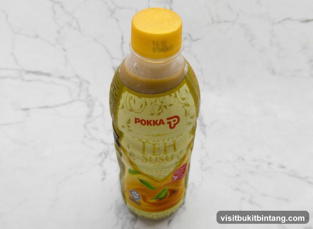 Pokka Teh Susu Bottle