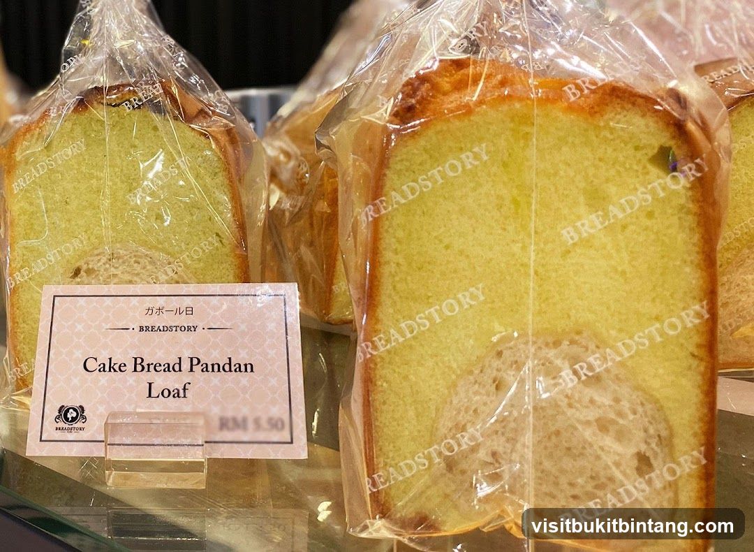 Pandan Cake Bread Loaf