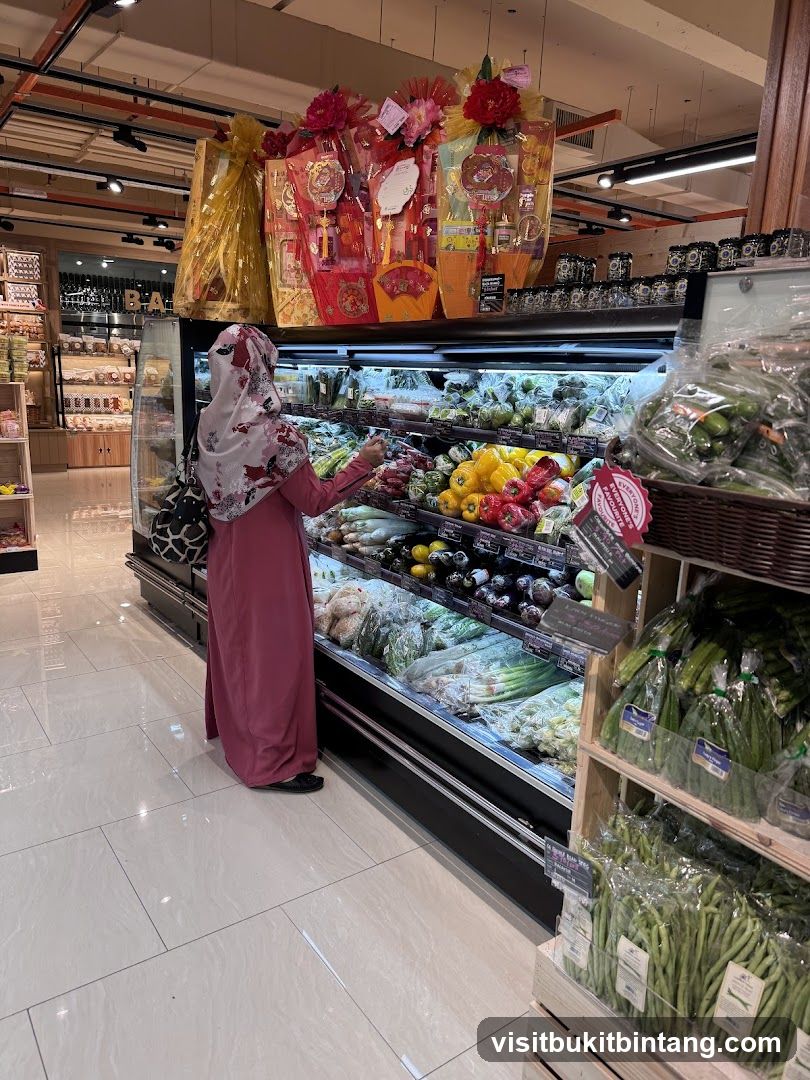 Grocery Store Produce Aisle