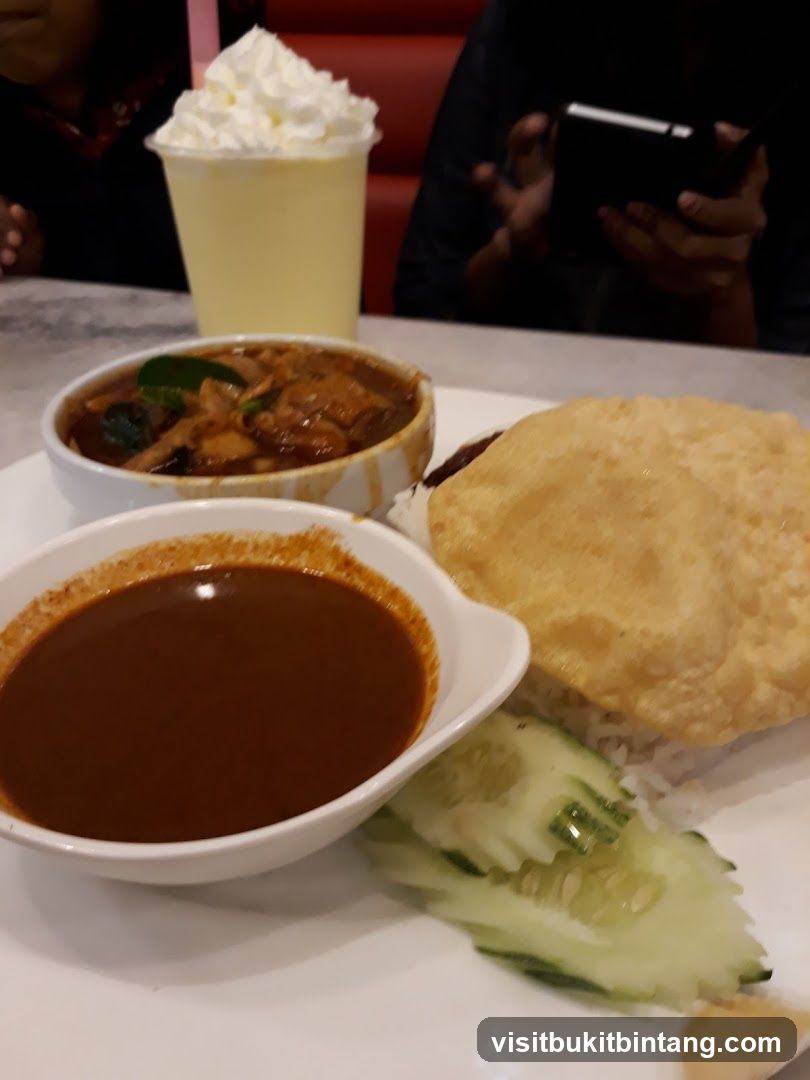 Curry with Rice and Drink