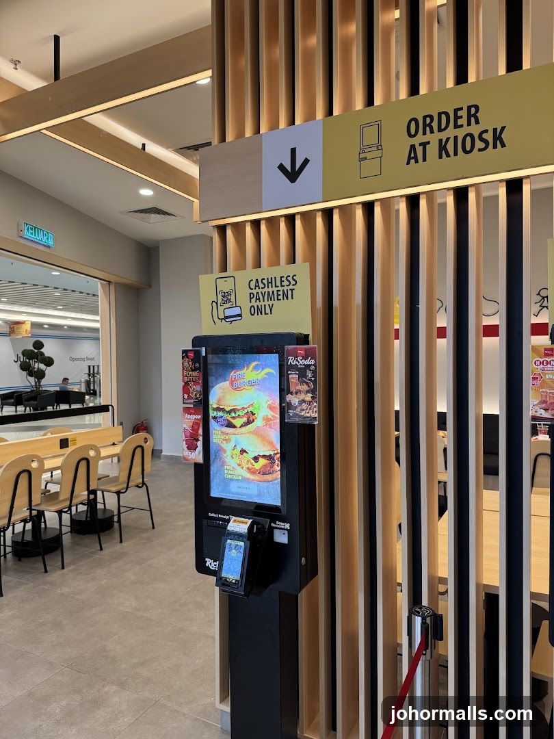 Fast Food Restaurant Kiosk