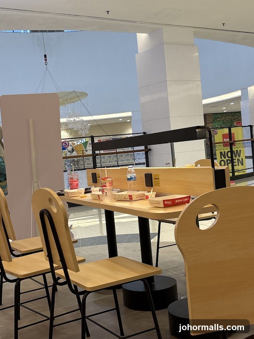 Fast Food Dining Area