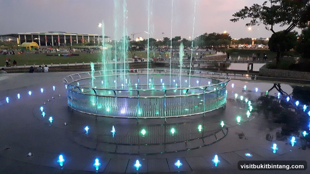 Fountain in a Park