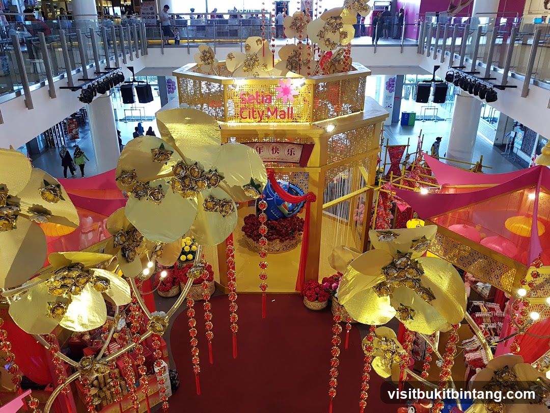 Chinese New Year Decorations in a Mall
