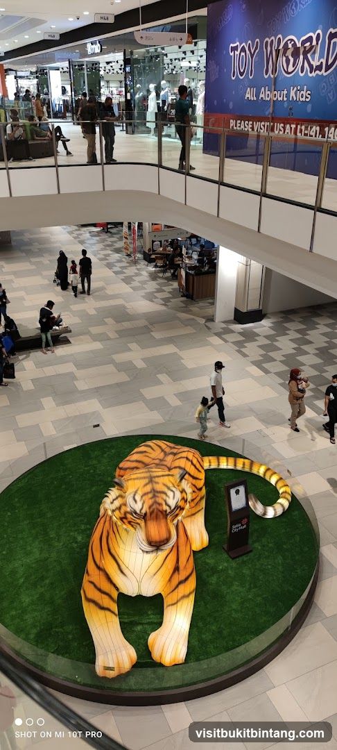Mall Interior with Toy World Signage
