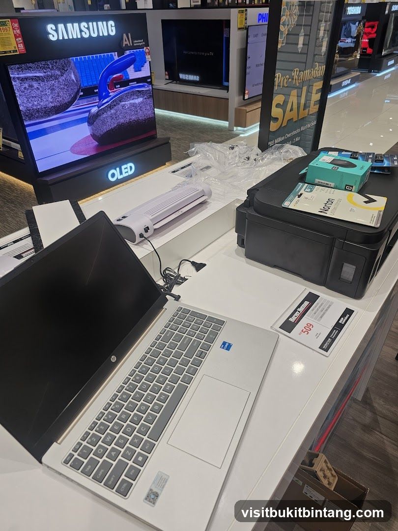 Electronics Store Display
