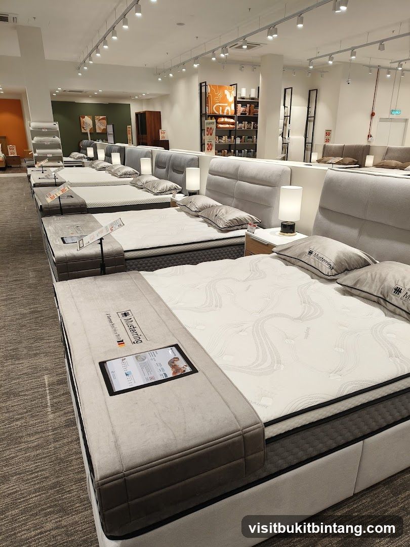 Mattress Store Interior