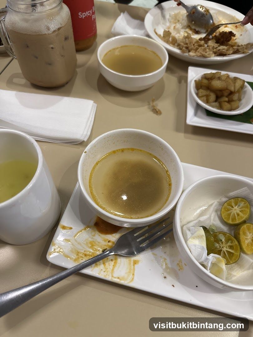 Table with Food and Drinks