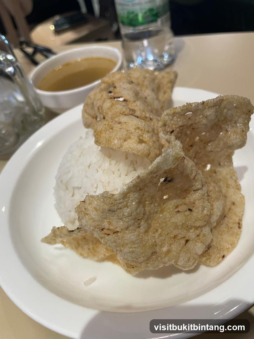 Rice with Crackers and Sauce