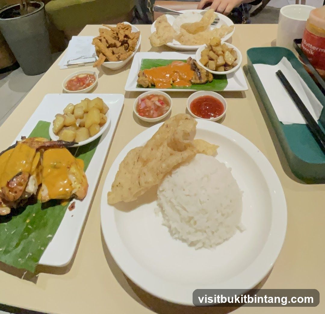 Table with various dishes