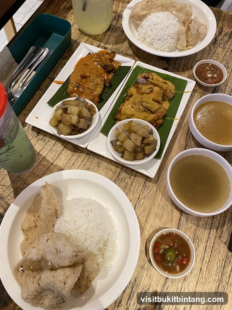 Table with food