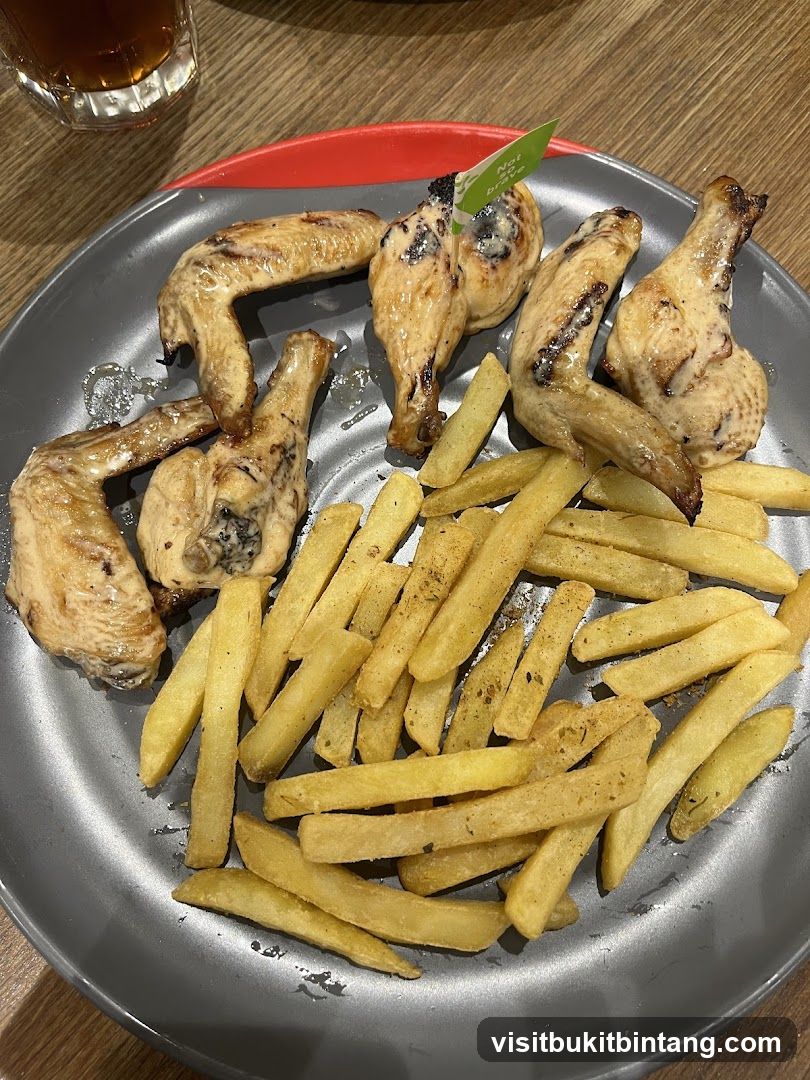 Chicken Wings and Fries