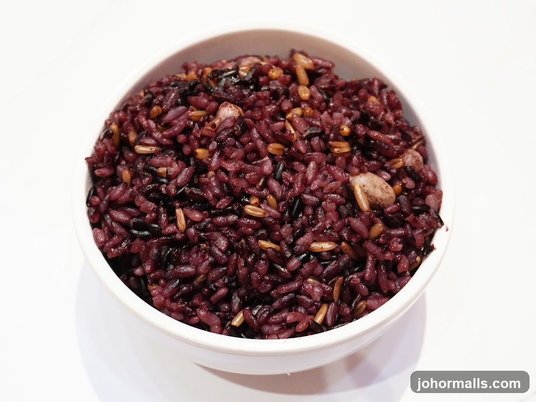 Bowl of Black Rice
