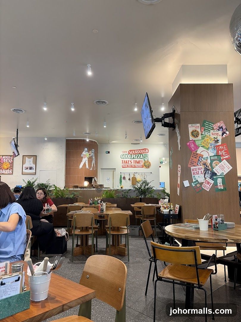 Restaurant Interior with Pizza Oven