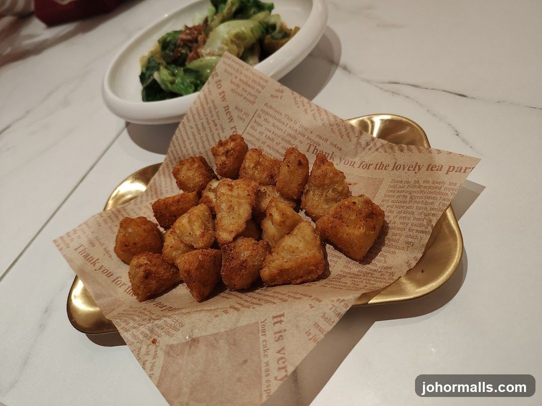 Fried Bites and Salad