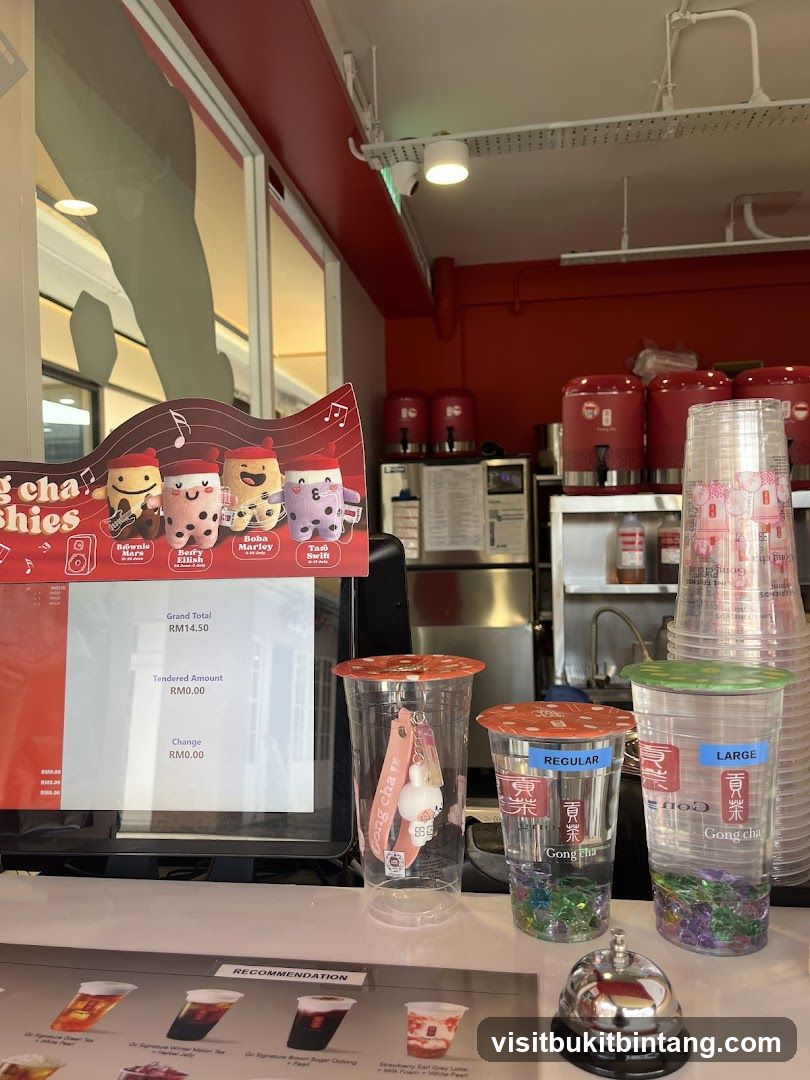 Gong Cha Counter