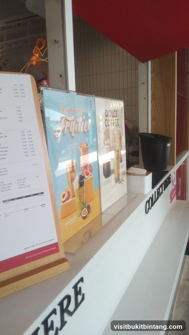 Drink Menu and Advertisements