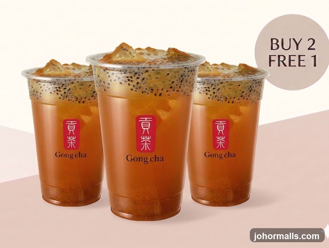 Gong cha Buy 2 Free 1 Promotion