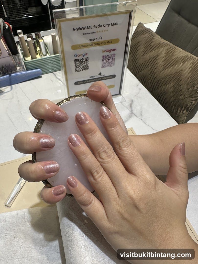 Nail Salon Review Display