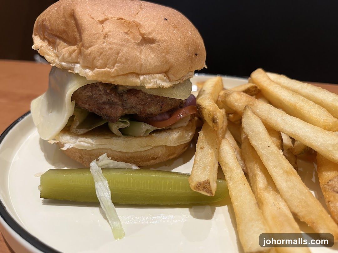 Burger and Fries