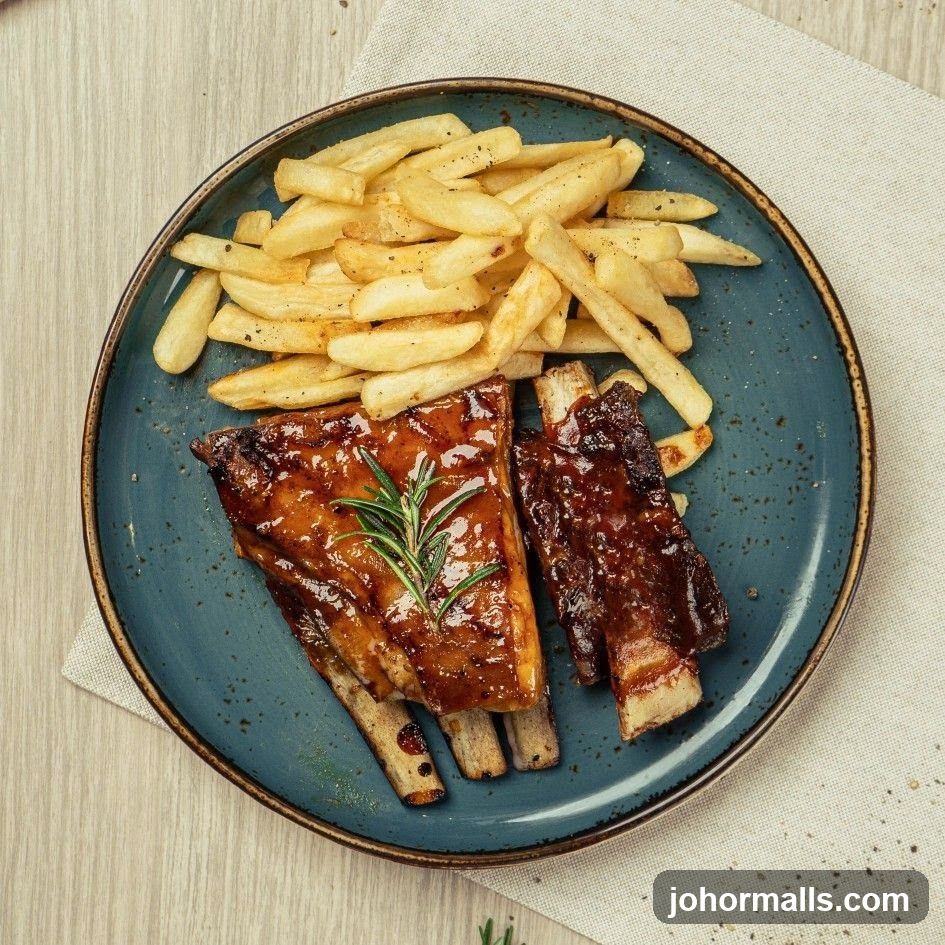 BBQ Ribs and Fries