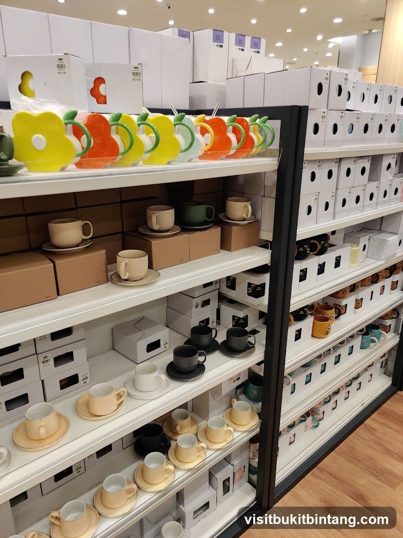 Mugs and Cups Display