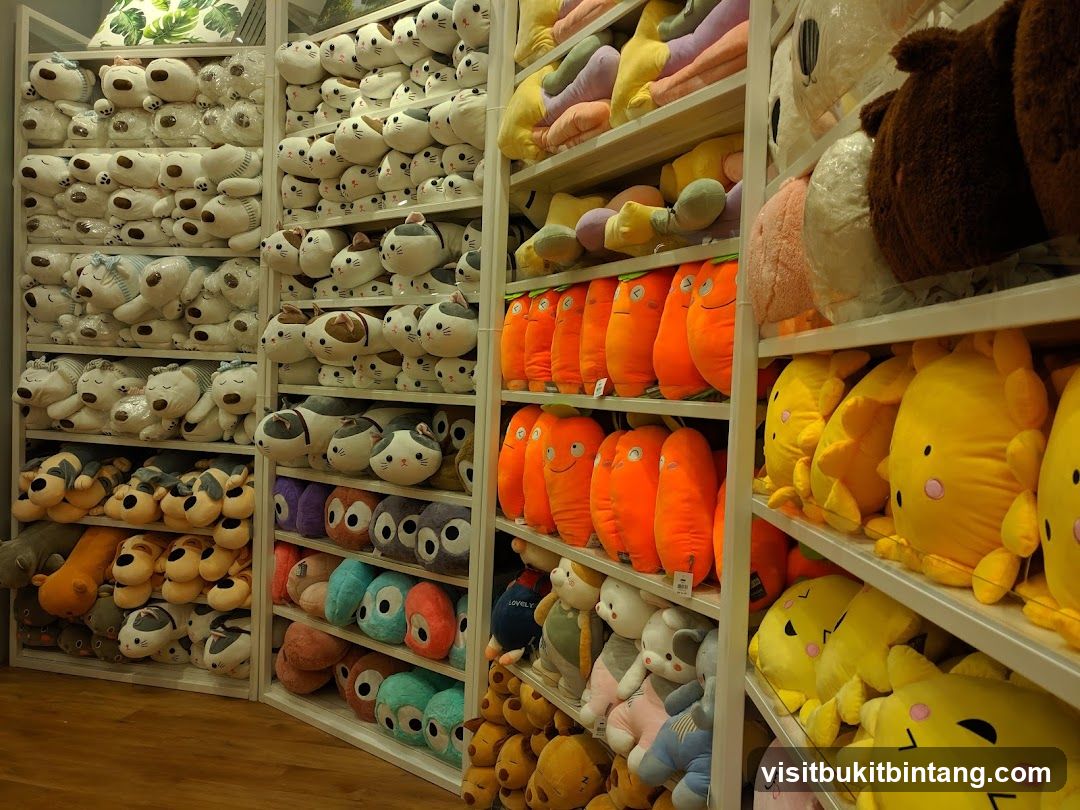 Plush Toys on Shelves