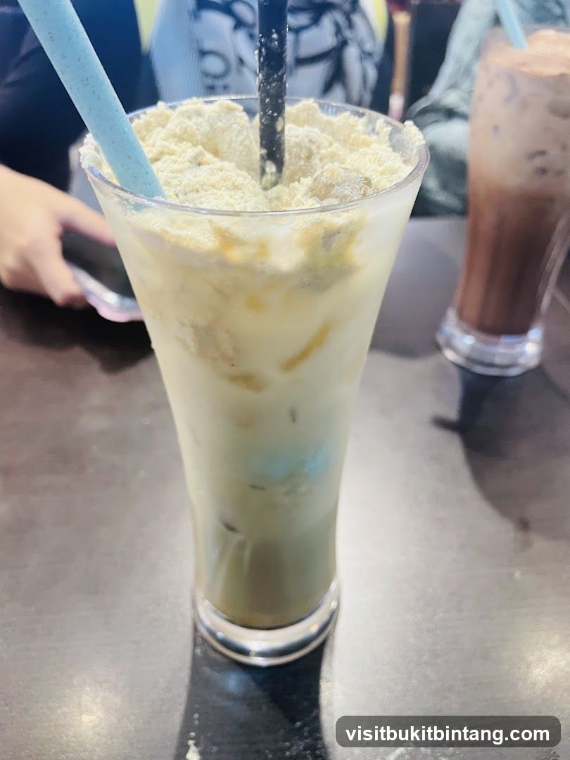 Iced Beverage with Toppings