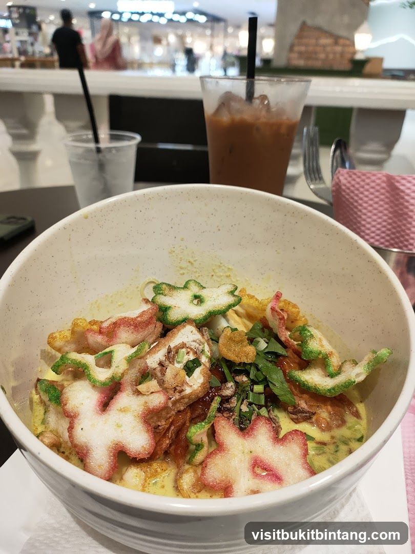 Bowl of Food with Drinks