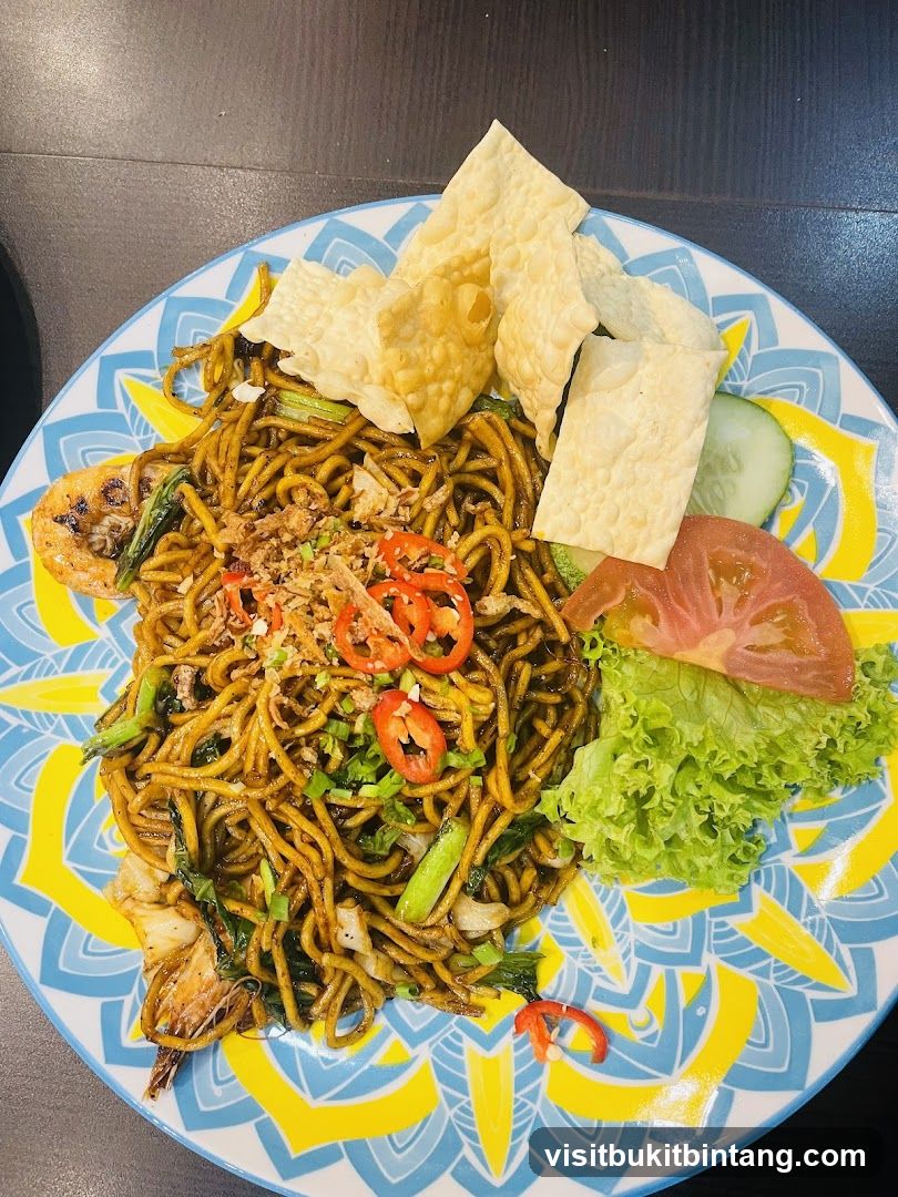 Noodles with Shrimp and Vegetables