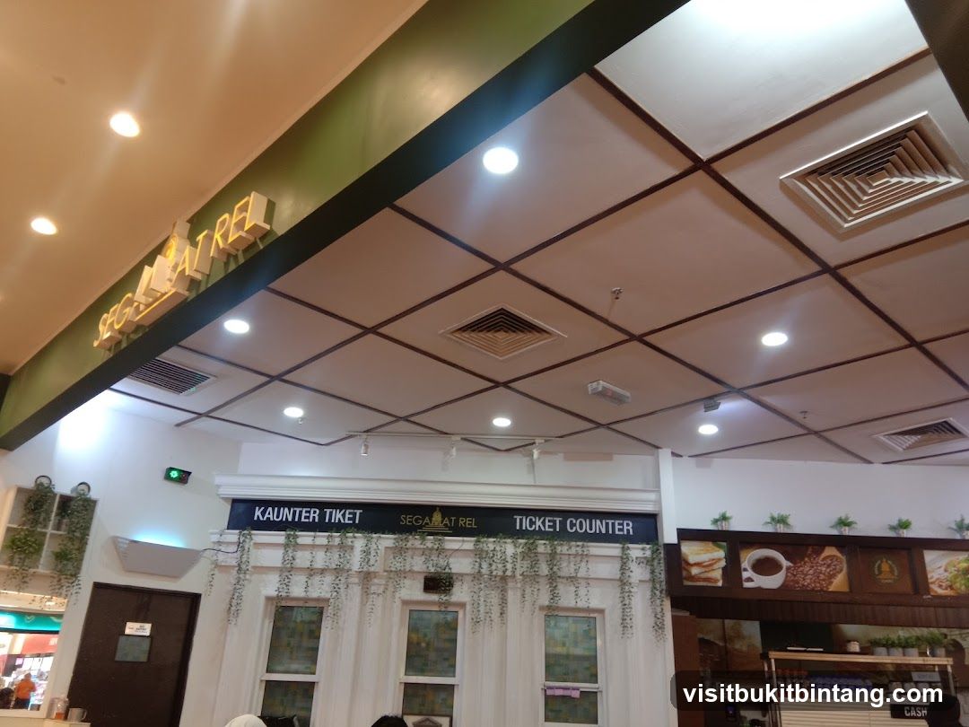 Ticket Counter and Food Display