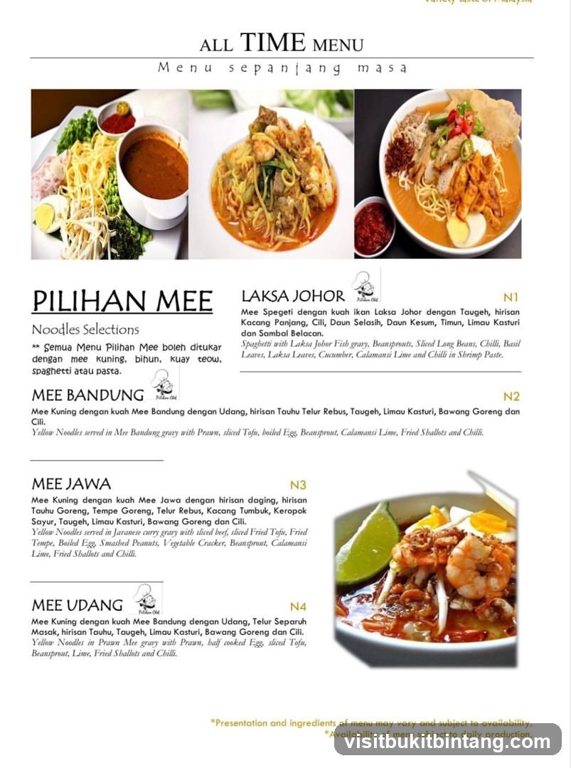 ALL TIME MENU