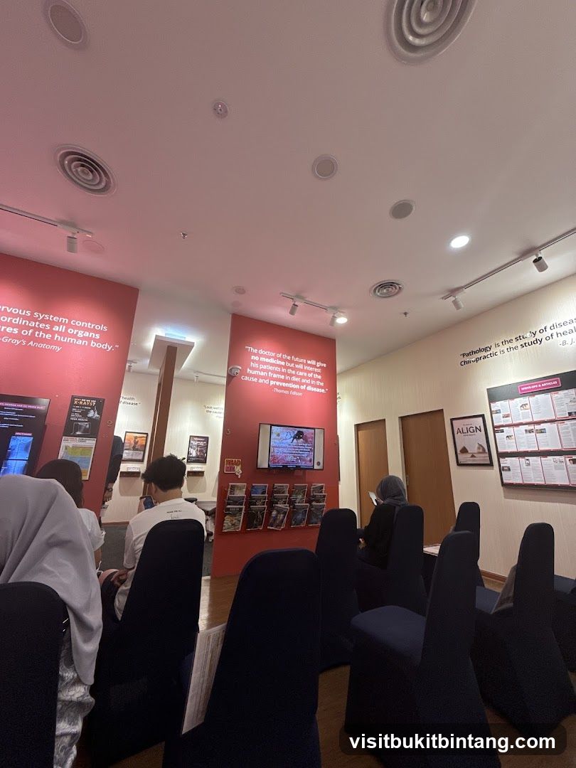 Waiting Area with Educational Displays