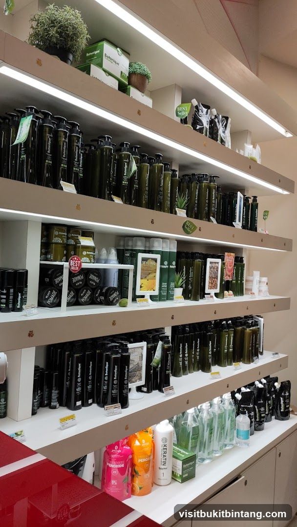 Hair Products on Shelves