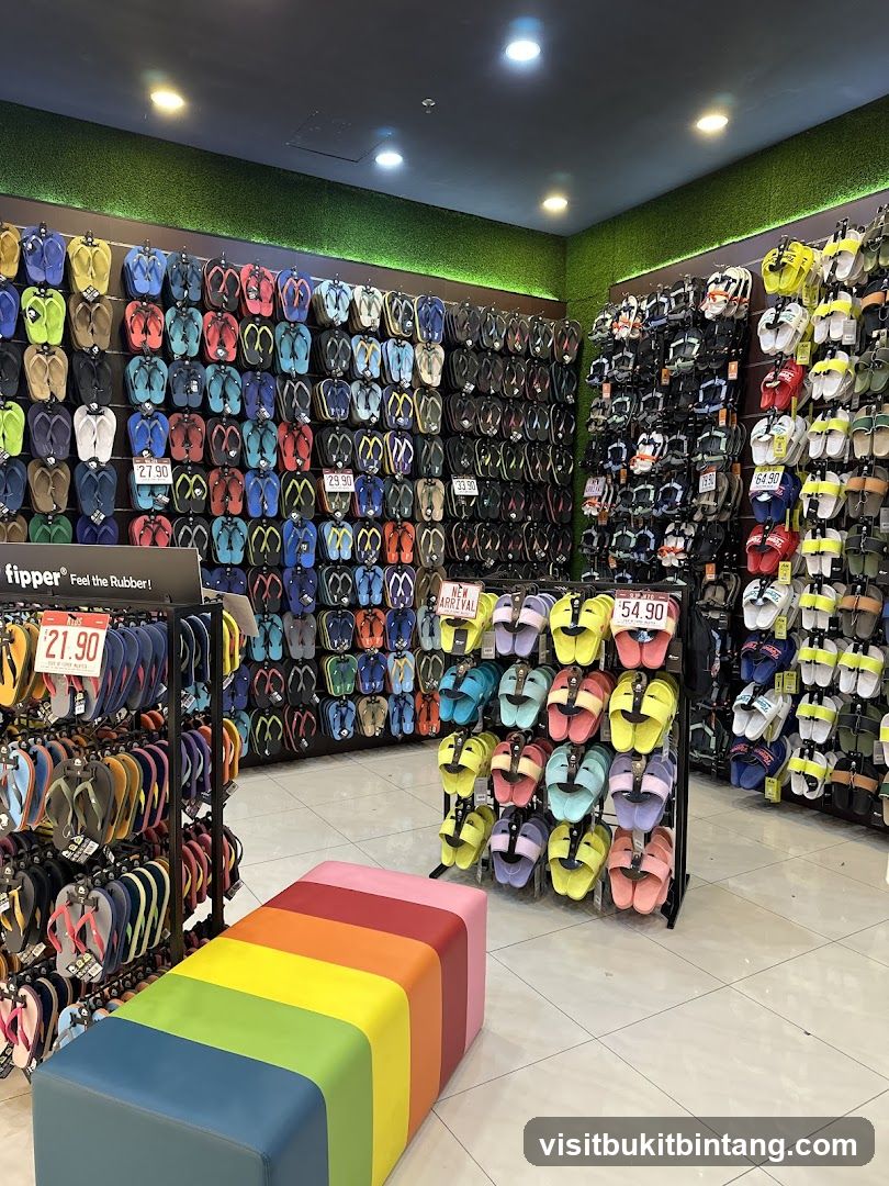 Flip-flop store interior