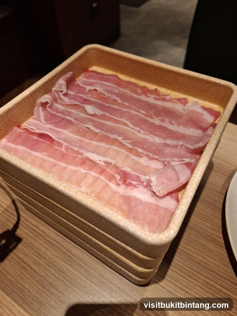 Thinly Sliced Pork Belly