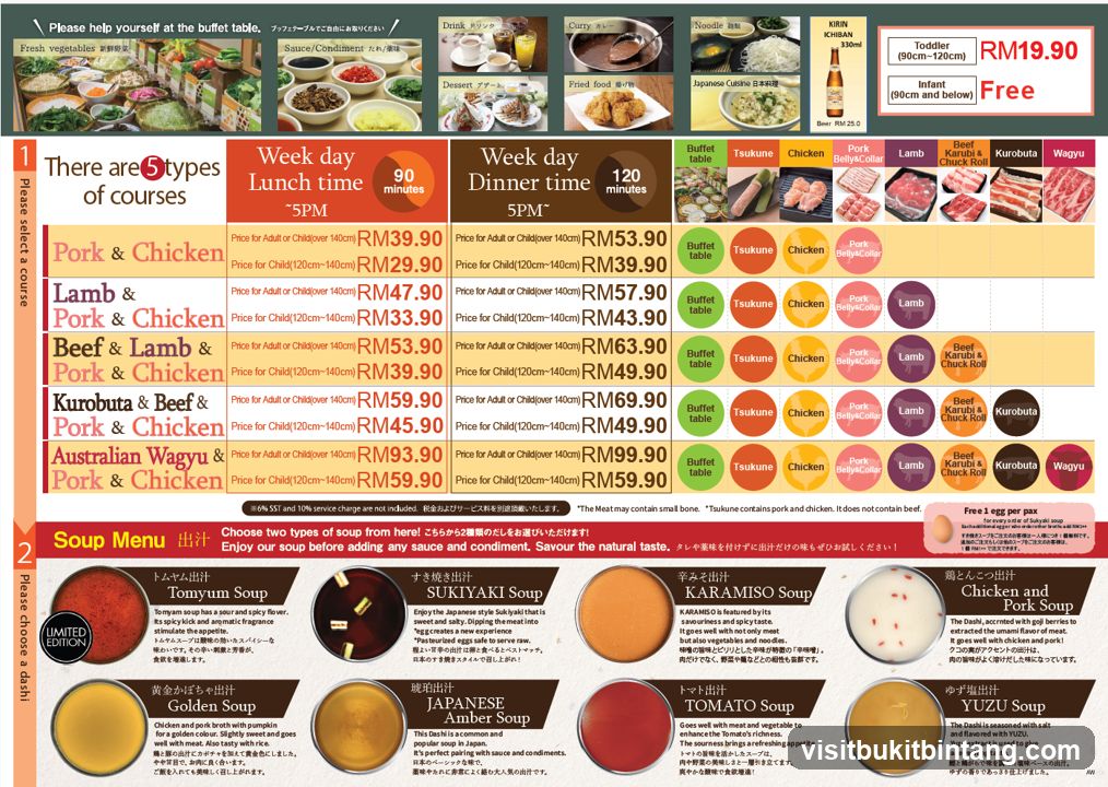 Buffet Menu