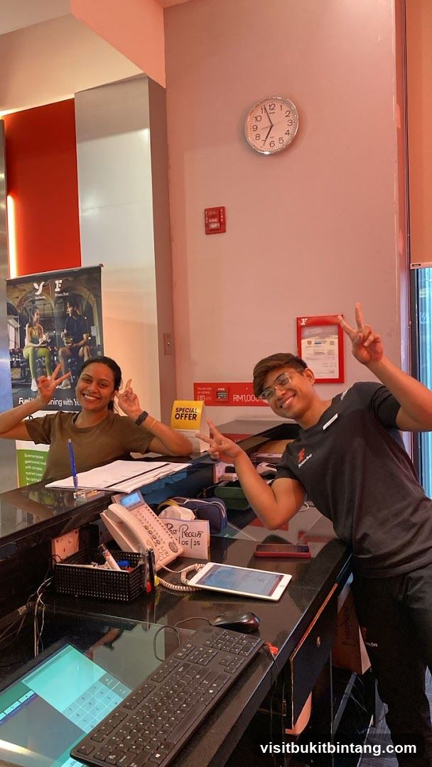Gym Staff at Reception