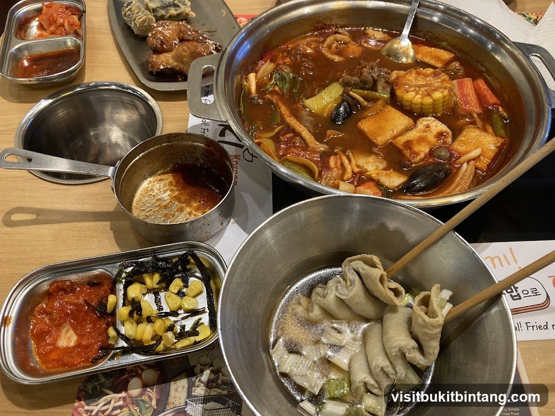 Korean Stew and Side Dishes